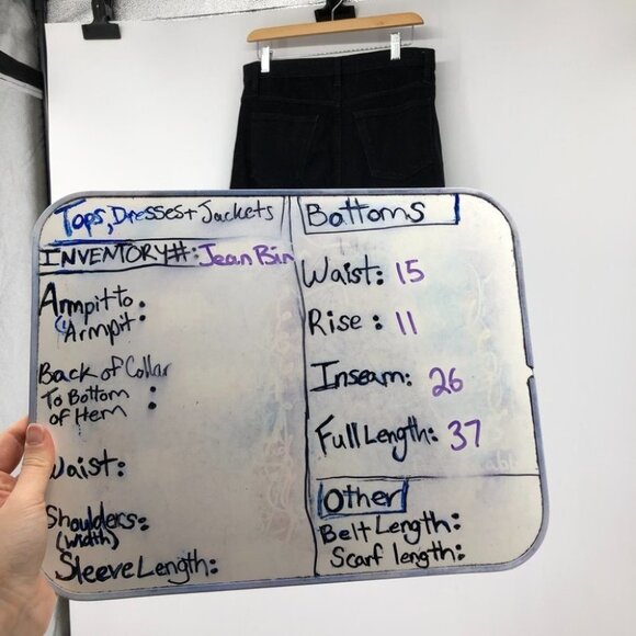 Brockenbow X Zadig & Voltaire Black Queen Mary studded Diamond jeans size 26 - Picture 13 of 16